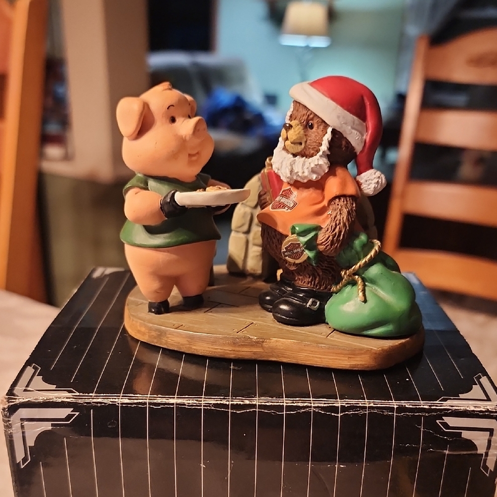 Harley Davidson Little Cruisers Christmas Figurine